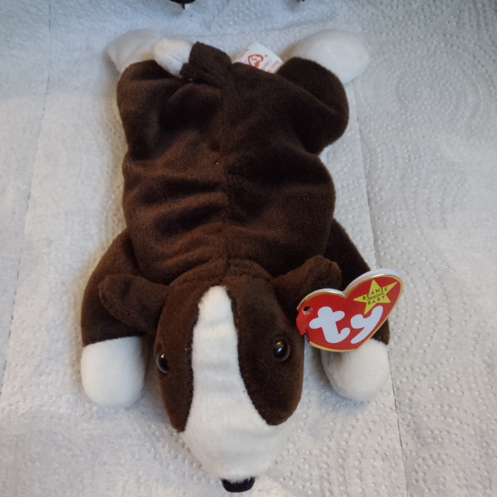 Original Ty Beanie Baby Bull Terrier “Bruno”